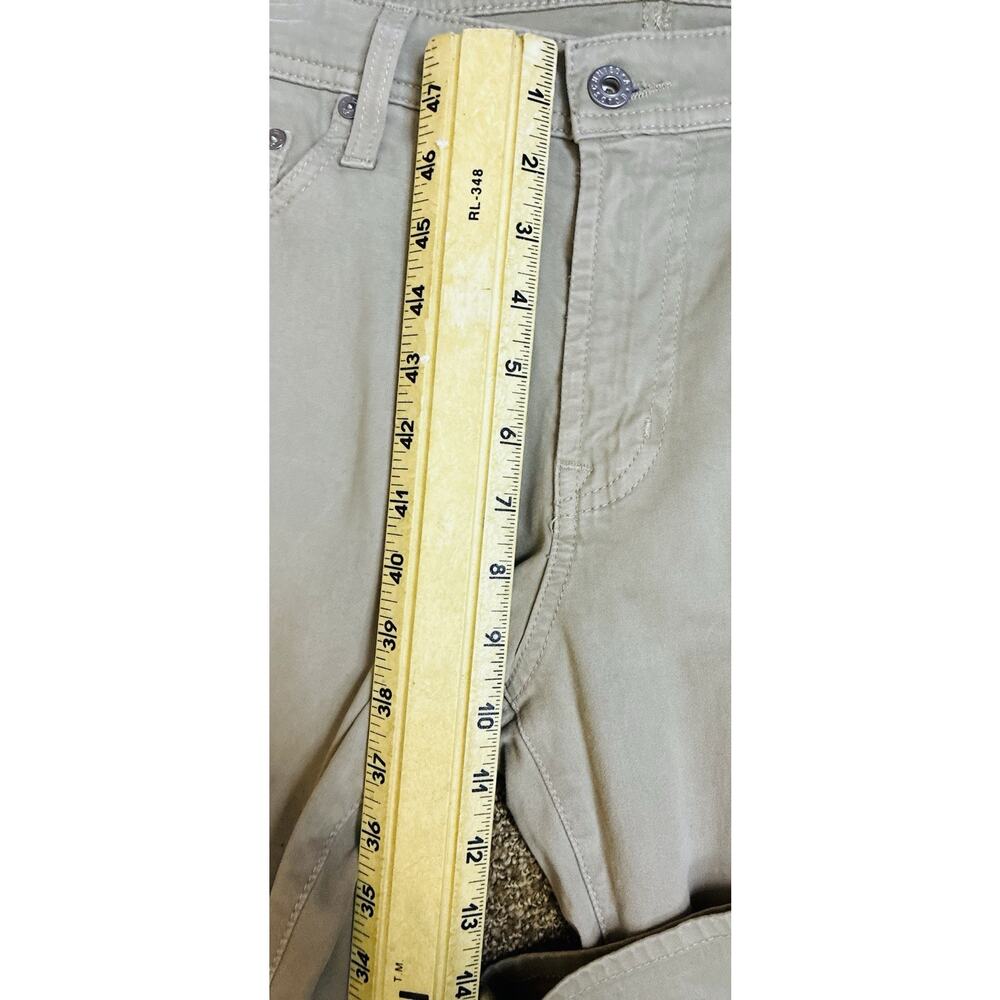 AG Adriano Goldschmied Jeans Mens 33 X 34 Tan The Graduate Tailored Leg Chino - Picture 7 of 8